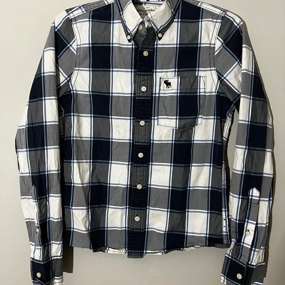 Abercrombie &‎ Fitch button down shirt #preppy men's size small - Picture 1 of 6